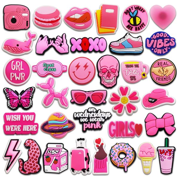 shoe parts accessories pink preppy shoes charms for clog slides sandals fashion girls women decorations bracelets party favors otwhf, White;pink
shoe parts accessories pink preppy shoes charms for clog slides sandals fashion girls women decorations bracelets party favors otwhf, White;pink