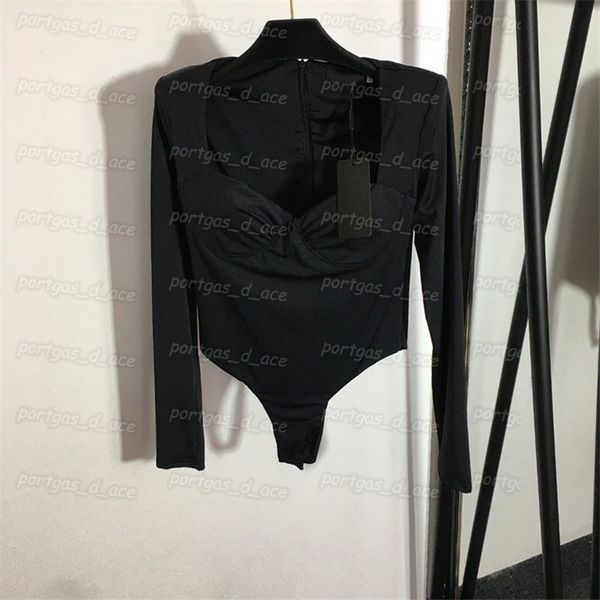 luxury designer women t shirt brand charming bodysuit ins fashion long sleeve fashion young lady girl leotard, Black
luxury designer women t shirt brand charming bodysuit ins fashion long sleeve fashion young lady girl leotard, Black