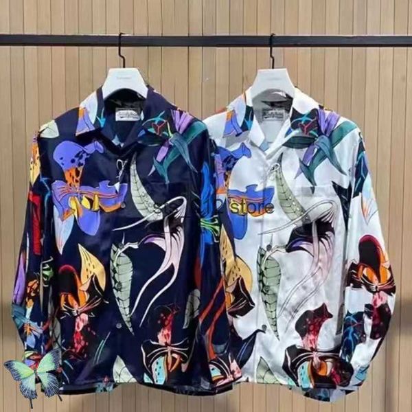 shirts men's casual wacko maria hawaiian shirt floral hundred flowers full print hawaiian long sleeve long sleeve shirt t230303, White;black
shirts men's casual wacko maria hawaiian shirt floral hundred flowers full print hawaiian long sleeve long sleeve shirt t230303, White;black