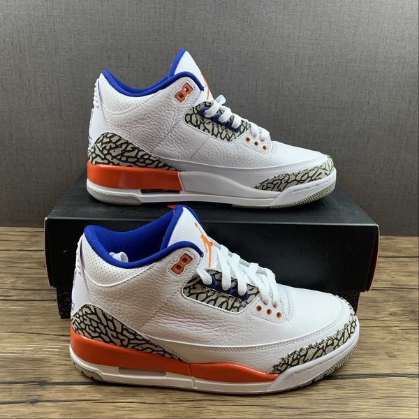 junpman 3 retro knicks basketball shoes 136064-148 white old royal univ orange outdoor sneakers with original box coming
junpman 3 retro knicks basketball shoes 136064-148 white old royal univ orange outdoor sneakers with original box coming