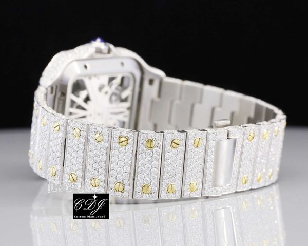 mechanical high end brand custom moissanite watch luxury original hand set iced out diamond hip hop bust down watchrafg, Slivery;brown
mechanical high end brand custom moissanite watch luxury original hand set iced out diamond hip hop bust down watchrafg, Slivery;brown