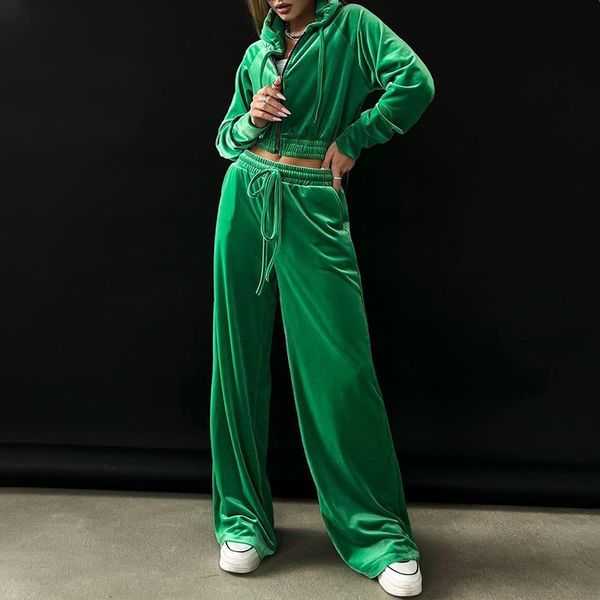 womens two piece pants tracksuit suit velvet soft solid set casual zipper hooded long sweatsuits for street 230302, White
womens two piece pants tracksuit suit velvet soft solid set casual zipper hooded long sweatsuits for street 230302, White