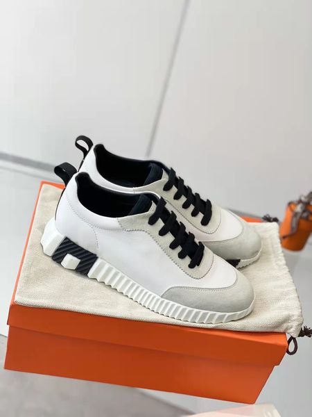 luxury design bouncing sneakers shoes for men technical canvas suede goatskin sports light sole trainers italy brands men's casual walk, Black
luxury design bouncing sneakers shoes for men technical canvas suede goatskin sports light sole trainers italy brands men's casual walk, Black