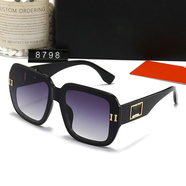 women sunglasses for men ladies designer sunglass mens sun glass uv400 pc frame luxury eyewear occhiali da sole di lusso 8798, White;black
women sunglasses for men ladies designer sunglass mens sun glass uv400 pc frame luxury eyewear occhiali da sole di lusso 8798, White;black