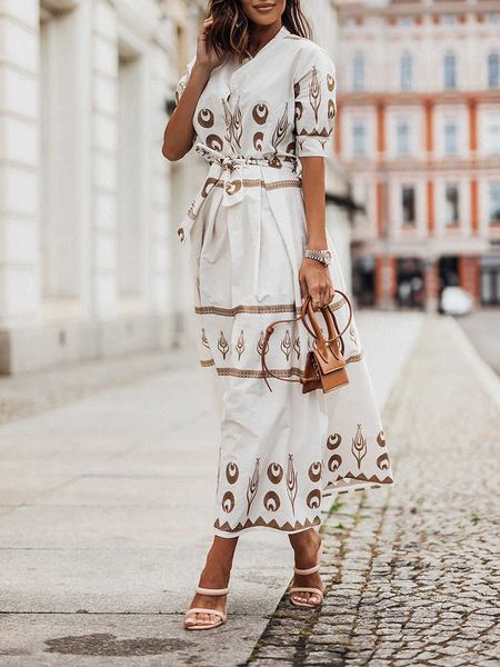 casual dresses women fashion o neck button shirt dress office elegant pattern printed party dress summer casual short sleeve bohe long dress, Black;gray
casual dresses women fashion o neck button shirt dress office elegant pattern printed party dress summer casual short sleeve bohe long dress, Black;gray
