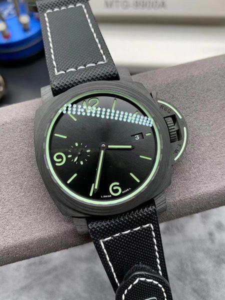 vs factory produces 1118 series men's mechanical watch carbon fiber case fabric strap sapphire glass 44mm size, Slivery;brown
vs factory produces 1118 series men's mechanical watch carbon fiber case fabric strap sapphire glass 44mm size, Slivery;brown