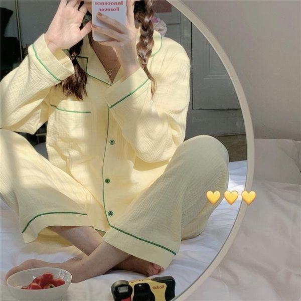 women's sleepwear qweek cotton women's pajamas korean sleepwear female set woman 2 pieces nightwear solid color pijama spring pyja, Black;red
women's sleepwear qweek cotton women's pajamas korean sleepwear female set woman 2 pieces nightwear solid color pijama spring pyja, Black;red