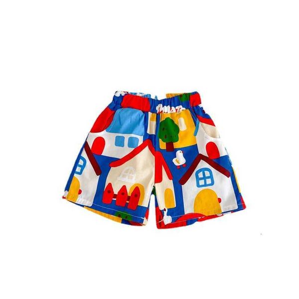 2023 summer chil1en's new baby boys and girls cute comfortable breathable loose small house printed cotton shorts trend, Blue
2023 summer chil1en's new baby boys and girls cute comfortable breathable loose small house printed cotton shorts trend, Blue
