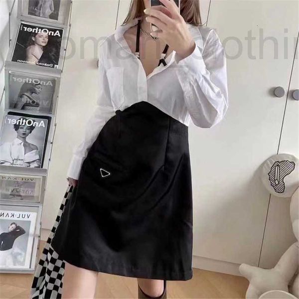 designer classic designer long sleeve dress triangular zip pocket shirt stitching waist dresses women with safety buckle shoulder strap ip7o
designer classic designer long sleeve dress triangular zip pocket shirt stitching waist dresses women with safety buckle shoulder strap ip7o