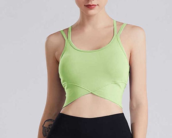 women's tank camis fitness running sports lululem yoga vest tight gather training bra clothes women underwear, White
women's tank camis fitness running sports lululem yoga vest tight gather training bra clothes women underwear, White