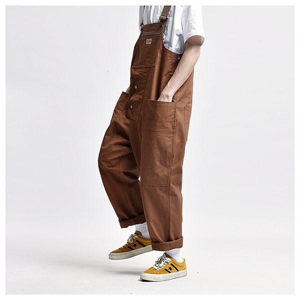 men's pants quality khaki high multi pocket tool strap workwear 2023 ins fashion jumpsuit y6605 230303, Black
men's pants quality khaki high multi pocket tool strap workwear 2023 ins fashion jumpsuit y6605 230303, Black