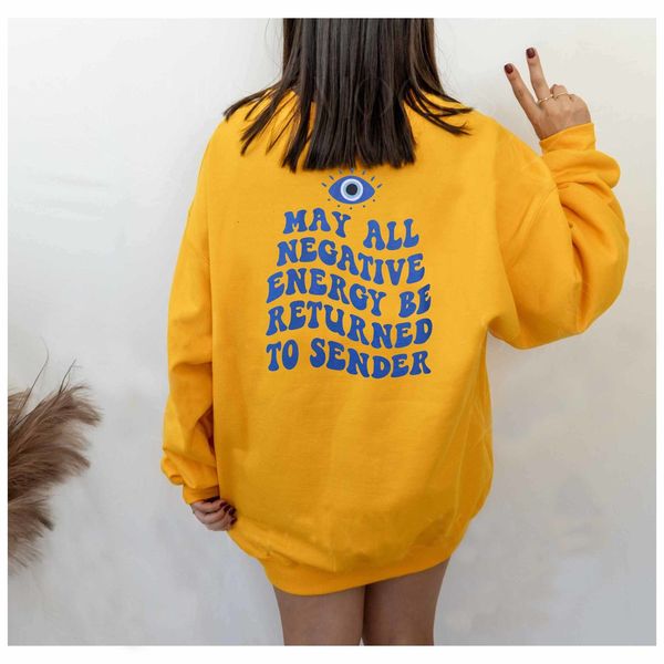 women's hoodies sweatshirts may all energy be returned to sender witchy things slogan funny women cotton sweatshirt hipster gift pullov, Black
women's hoodies sweatshirts may all energy be returned to sender witchy things slogan funny women cotton sweatshirt hipster gift pullov, Black