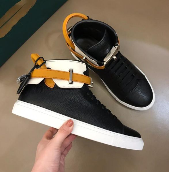 casual shoes perfect hi-lock sneakers men 100mm belted gold plated hardware comfort sports full-grain italian calf leather skateboard walkin, Black
casual shoes perfect hi-lock sneakers men 100mm belted gold plated hardware comfort sports full-grain italian calf leather skateboard walkin, Black
