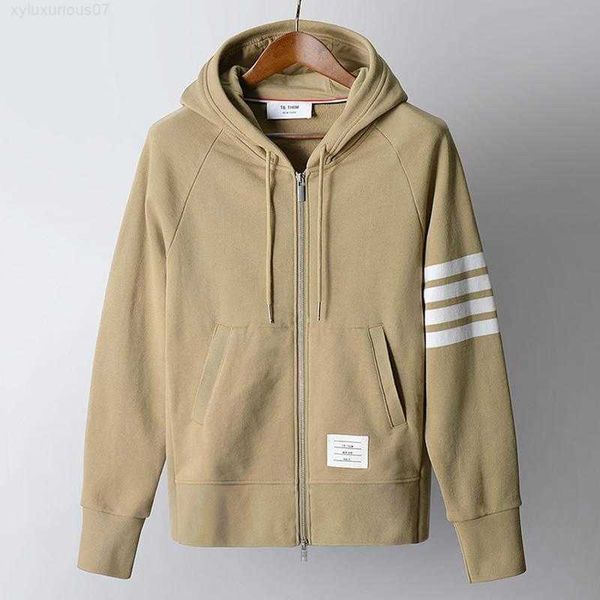 casual luxury hoody thoms brownn stylist hoodies men women designer sweater brand tb khaki stripe four leisure sports hooded men's cott, Black
casual luxury hoody thoms brownn stylist hoodies men women designer sweater brand tb khaki stripe four leisure sports hooded men's cott, Black