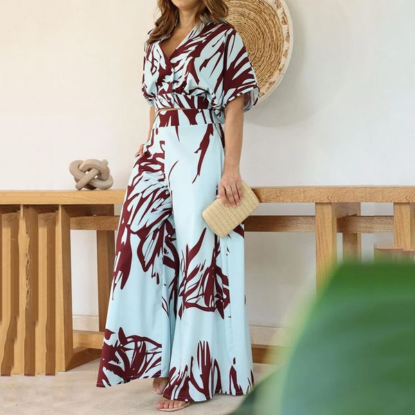 womens two piece pants ellafads women set summer fashion print short sleeve v neck wide legs loose with pockets pantes sets streetwear 23030, White
womens two piece pants ellafads women set summer fashion print short sleeve v neck wide legs loose with pockets pantes sets streetwear 23030, White