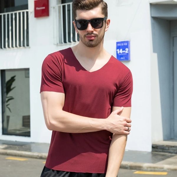 men's tshirts vneck tshirt summer slim fit short sleeve 2023 fashion cotton solid color 230303, White;black
men's tshirts vneck tshirt summer slim fit short sleeve 2023 fashion cotton solid color 230303, White;black