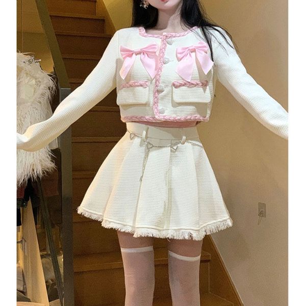 two piece dress winter kawaii two piece skirt set women japanese bow designer y2k short skirt set female casual korean fashion sweet set 230, White
two piece dress winter kawaii two piece skirt set women japanese bow designer y2k short skirt set female casual korean fashion sweet set 230, White