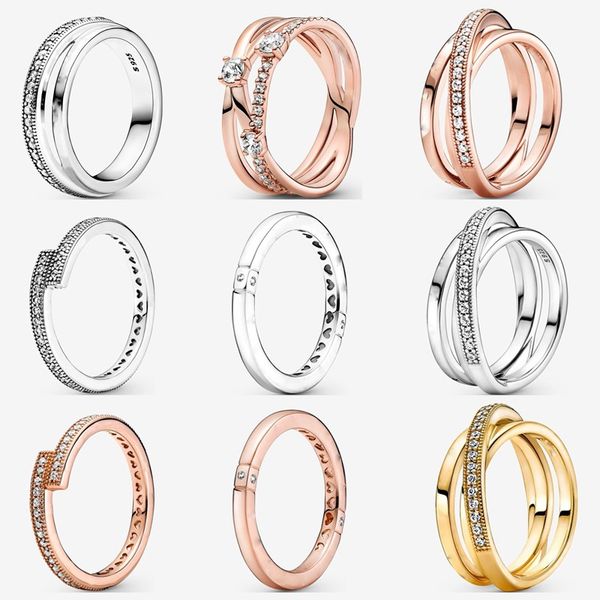 925 silver women fit pandora ring original heart crown fashion rings handmade accessories matching, Slivery;golden
925 silver women fit pandora ring original heart crown fashion rings handmade accessories matching, Slivery;golden