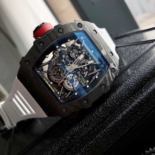 luxury automatic mechanical watch richa milles rm35-02 swiss movement sapphire mirror imported rubber watchband mens sport brand watches en1, Slivery;black
luxury automatic mechanical watch richa milles rm35-02 swiss movement sapphire mirror imported rubber watchband mens sport brand watches en1, Slivery;black