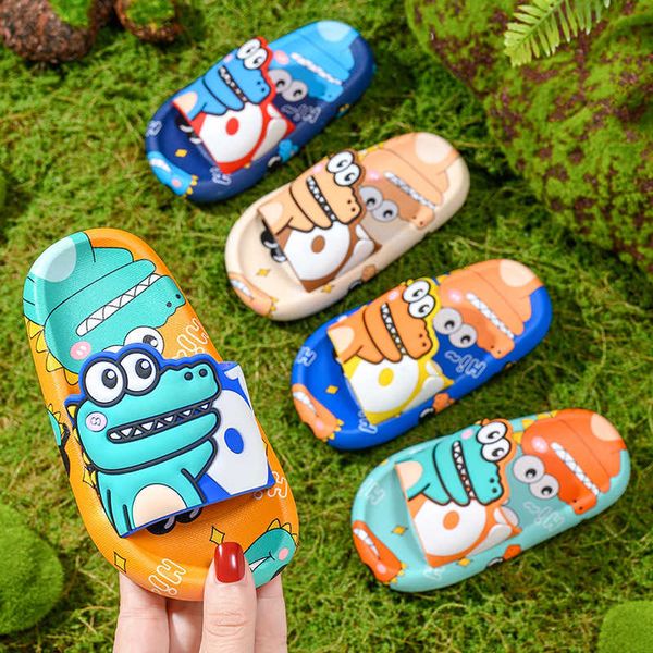 slipper children slippers for girls boys cartoon dinosaur 2023 summer fashion beach sandal anti-slip kids bathroom shoes flat heels t230302, Black;grey
slipper children slippers for girls boys cartoon dinosaur 2023 summer fashion beach sandal anti-slip kids bathroom shoes flat heels t230302, Black;grey