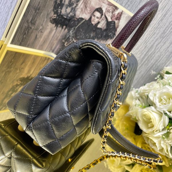 designer bag luxury quality handbag caviar cowhide flap purse lizard skin handle handbags
designer bag luxury quality handbag caviar cowhide flap purse lizard skin handle handbags