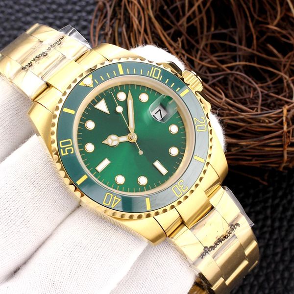 2023 mens aaa watch gold case 40mm sub watches green dial ceramic bezel automatic mechanical stanless steel fashion sport self-wind luxury w, Slivery;brown
2023 mens aaa watch gold case 40mm sub watches green dial ceramic bezel automatic mechanical stanless steel fashion sport self-wind luxury w, Slivery;brown