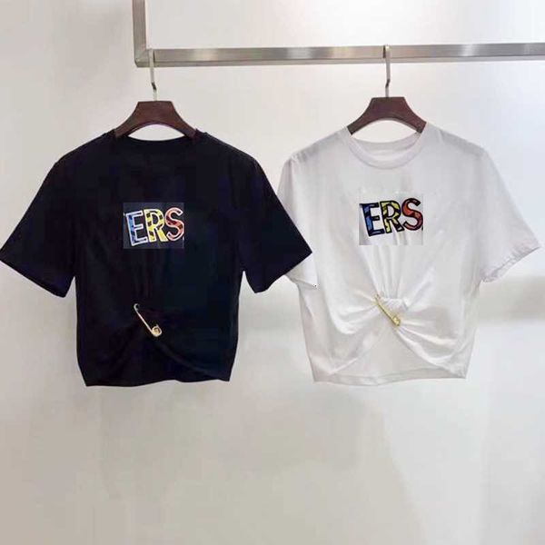 summer casual tshirt designer clothes women t shirt short sleeve cotton solid color round neck letter print crop tee female loose, White
summer casual tshirt designer clothes women t shirt short sleeve cotton solid color round neck letter print crop tee female loose, White