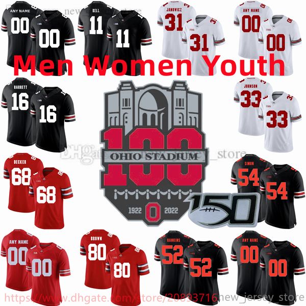 custom s-6xl ncaa college ohio state buckeyes football jersey 1 justin fields 2 chase young 7 dwayne haskins jr. 27 eddie george 97 nick bos, Black
custom s-6xl ncaa college ohio state buckeyes football jersey 1 justin fields 2 chase young 7 dwayne haskins jr. 27 eddie george 97 nick bos, Black