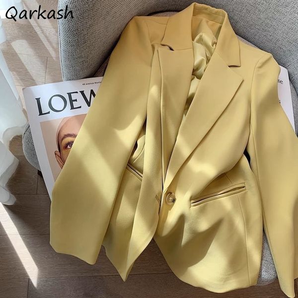 womens suits blazers women baggy yellow pure minimalist streetwear teens personal gentle temper design cozy notched office ladies 230302, White;black
womens suits blazers women baggy yellow pure minimalist streetwear teens personal gentle temper design cozy notched office ladies 230302, White;black