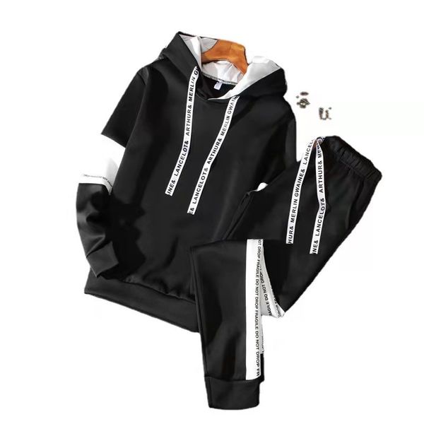 men tracksuits hooded sports suit youth trend fashion suit printed letter sweater sportswear, Gray
men tracksuits hooded sports suit youth trend fashion suit printed letter sweater sportswear, Gray