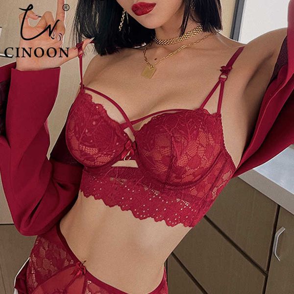 lace bra cinoon fashion classic bandage bra set lingerie push up brassiere lace underwear high-waist panties for women underwear, Red;black
lace bra cinoon fashion classic bandage bra set lingerie push up brassiere lace underwear high-waist panties for women underwear, Red;black
