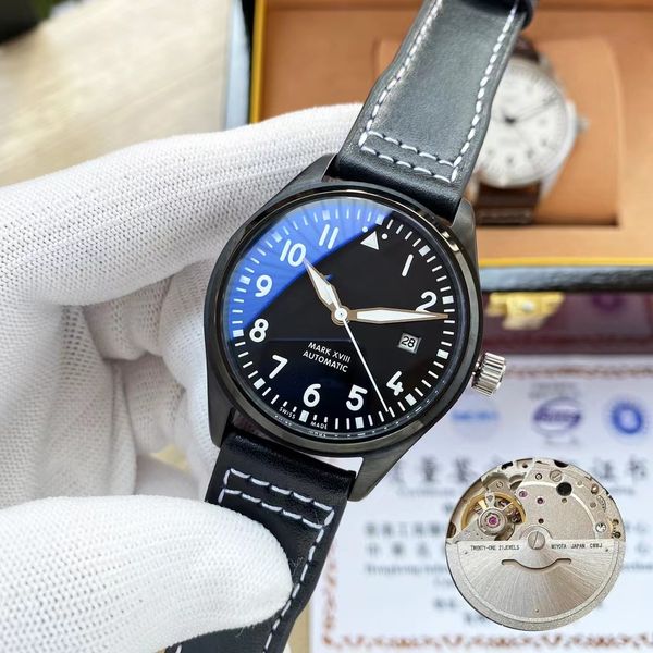 mark 18pilot series of classic watches, diameter 40mm, japan's new west rail city 8215mechanical movement, stable zero repair rate of c, Slivery;brown
mark 18pilot series of classic watches, diameter 40mm, japan's new west rail city 8215mechanical movement, stable zero repair rate of c, Slivery;brown