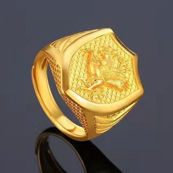 men ring hip hop horse pattern 18k yellow gold filled fashion male jewelry gift can adjust, Golden;silver
men ring hip hop horse pattern 18k yellow gold filled fashion male jewelry gift can adjust, Golden;silver