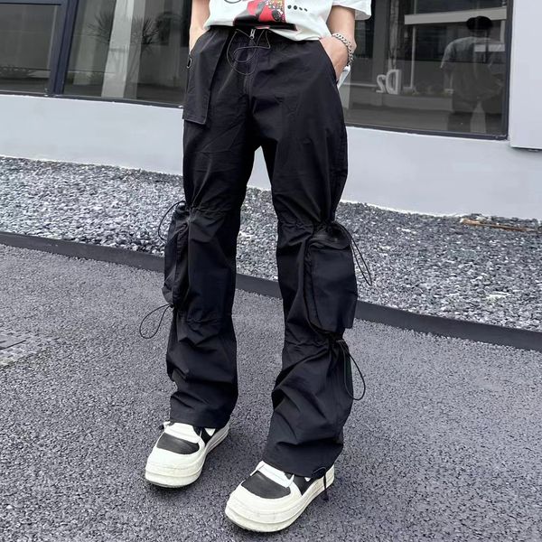 pants pockets white black drawstring straight loose cargos for men and women wide leg baggy oversized overalls, Black;brown
pants pockets white black drawstring straight loose cargos for men and women wide leg baggy oversized overalls, Black;brown