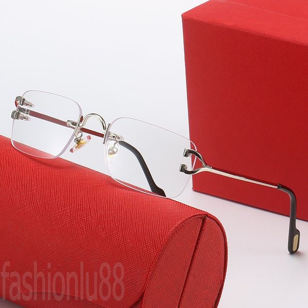 vintage eyeglasses luxury mens designer sunglasses frameless clear lens multicolors sonnenbrille lovers commemorative gift womens sunglasses, White;black
vintage eyeglasses luxury mens designer sunglasses frameless clear lens multicolors sonnenbrille lovers commemorative gift womens sunglasses, White;black