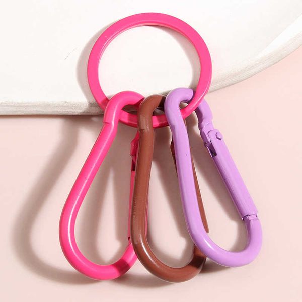 key rings new creativity colorful handmade carabiner keychain climbing hook key ring for women girl handbag accessorie diy jewelry gifts r23, Slivery;golden
key rings new creativity colorful handmade carabiner keychain climbing hook key ring for women girl handbag accessorie diy jewelry gifts r23, Slivery;golden