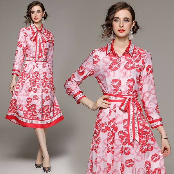 2023 print lapel classic shirt dresses long sleeve women designer ribbon bow holiday midi pink dress casual ballgown robe ladies office chic, Black;gray
2023 print lapel classic shirt dresses long sleeve women designer ribbon bow holiday midi pink dress casual ballgown robe ladies office chic, Black;gray