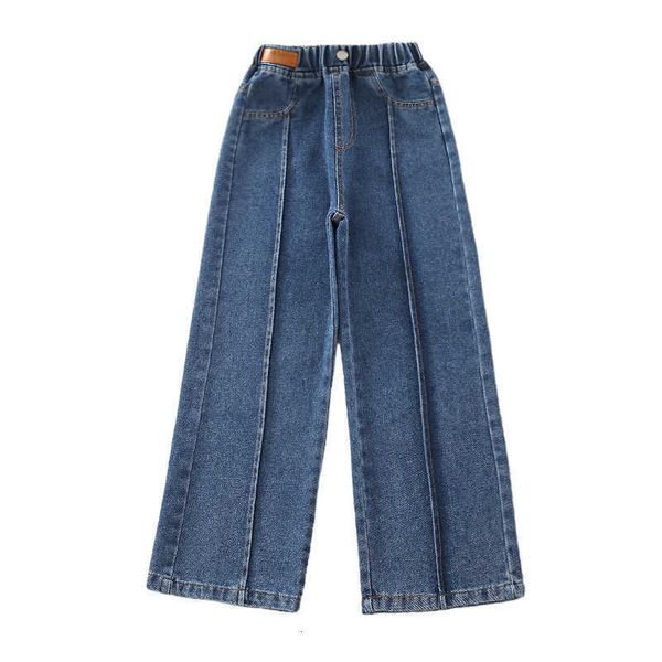 girls' trousers spring and autumn loose straight leg autumn trousers fashion westernized big chil1en's wide leg pants autumn chil1, Blue
girls' trousers spring and autumn loose straight leg autumn trousers fashion westernized big chil1en's wide leg pants autumn chil1, Blue