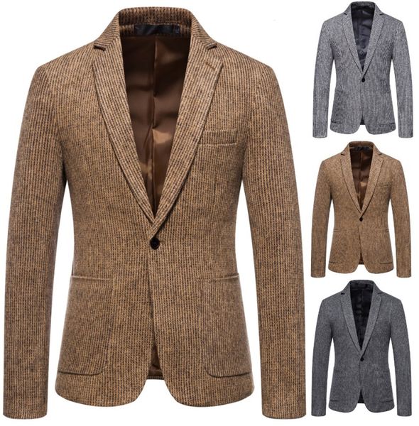 men's suits blazers men's suit blazer brown lapel collar wedding wool tweed formal casual bussiness jacket for wedding groomsmen t, White;black
men's suits blazers men's suit blazer brown lapel collar wedding wool tweed formal casual bussiness jacket for wedding groomsmen t, White;black