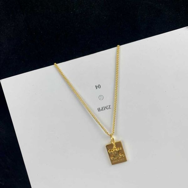 cel style 22 triumphal arch hollowedout square necklace womens advanced lightsensitive face brass plated 24k collar chain, Silver
cel style 22 triumphal arch hollowedout square necklace womens advanced lightsensitive face brass plated 24k collar chain, Silver