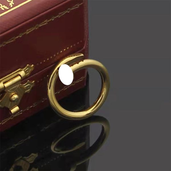 2023 new 18k gold love nail ring fashion couple ring for men women classic brand designer rings stainless steel jewelrye17u, Silver
2023 new 18k gold love nail ring fashion couple ring for men women classic brand designer rings stainless steel jewelrye17u, Silver