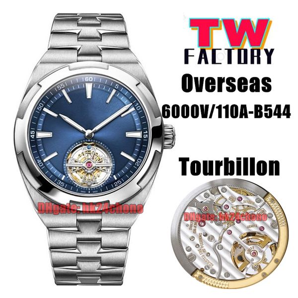 tw factory watches overseas tourbillon 42.5mm automatic mens watch 6000v/110a-b544 blue dial stainless steel bracelet gents wristwatches, Slivery;brown
tw factory watches overseas tourbillon 42.5mm automatic mens watch 6000v/110a-b544 blue dial stainless steel bracelet gents wristwatches, Slivery;brown