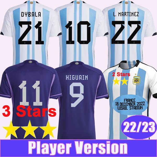 22 23 argentina dybala higuain mens soccer jerseys national team .martinez de paul home away football shirts long sleeves player version un, Black;yellow 
22 23 argentina dybala higuain mens soccer jerseys national team .martinez de paul home away football shirts long sleeves player version un, Black;yellow