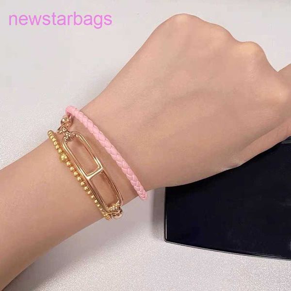 designer herms bracelet for sale light luxury pig nose woven leather rope two rings gold plated punk double layer necklace choker short chai, Golden;silver
designer herms bracelet for sale light luxury pig nose woven leather rope two rings gold plated punk double layer necklace choker short chai, Golden;silver