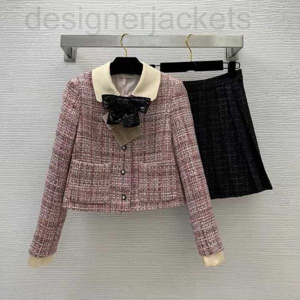 two piece dress designer women's autumn winter lapel neck long sleeve luxury coats brand same style 2 pies set ox34, White
two piece dress designer women's autumn winter lapel neck long sleeve luxury coats brand same style 2 pies set ox34, White
