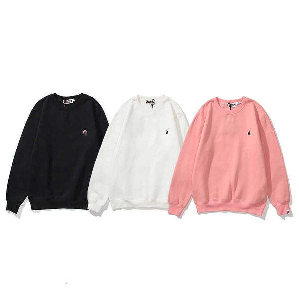 brand chao ape man classic small label embroidered sweater with cashmere cotton couple round neck long sleeve t, Black
brand chao ape man classic small label embroidered sweater with cashmere cotton couple round neck long sleeve t, Black