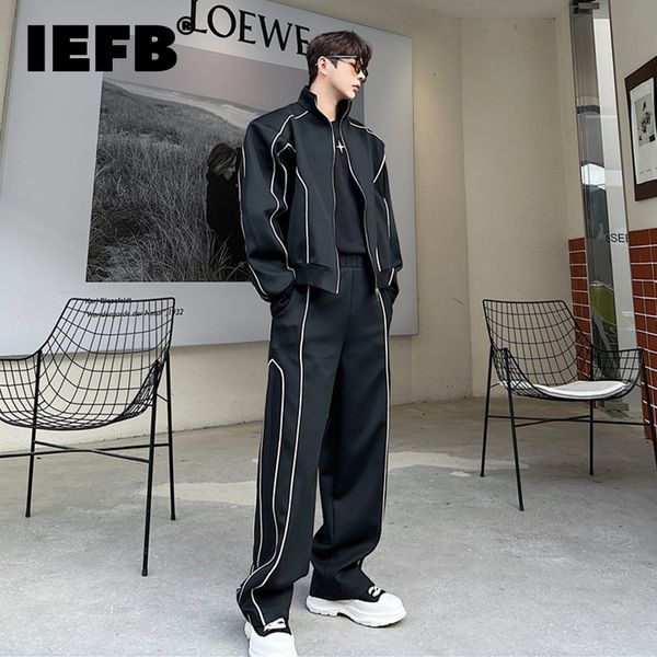 mens tracksuits iefb trend sport sets stand collar sweatshirt straight loose pants fashion male cording design casual suits 9a7316 230303, Gray
mens tracksuits iefb trend sport sets stand collar sweatshirt straight loose pants fashion male cording design casual suits 9a7316 230303, Gray