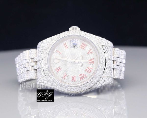 luxury iced out moissanite diamond men's watch stainls steel quartz watch hip hop watch for men womenwpes, Slivery;brown
luxury iced out moissanite diamond men's watch stainls steel quartz watch hip hop watch for men womenwpes, Slivery;brown