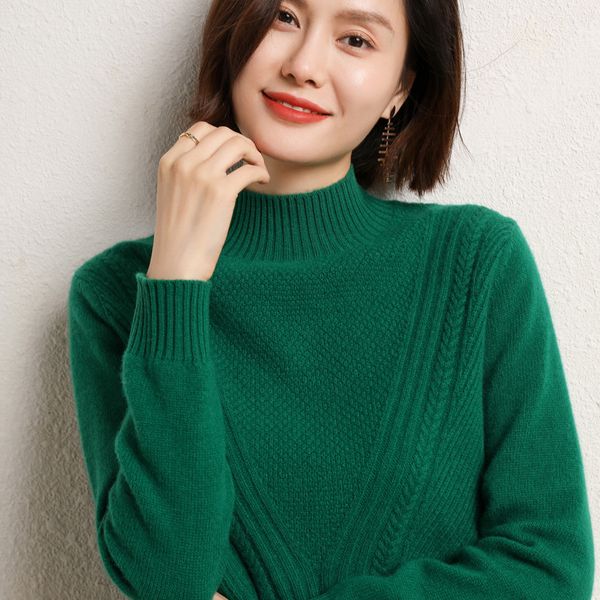 women's sweaters cashmere sweater women knitted sweater 100% merino wool turtleneck long sleeve pullover autumn winter clothing jumper, White;black
women's sweaters cashmere sweater women knitted sweater 100% merino wool turtleneck long sleeve pullover autumn winter clothing jumper, White;black
