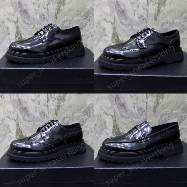 r dress shoes men cowhide platform sneakers classic loafers rubber black shiny leather chunky round head sneaker thick bottom shoe with box
r dress shoes men cowhide platform sneakers classic loafers rubber black shiny leather chunky round head sneaker thick bottom shoe with box
